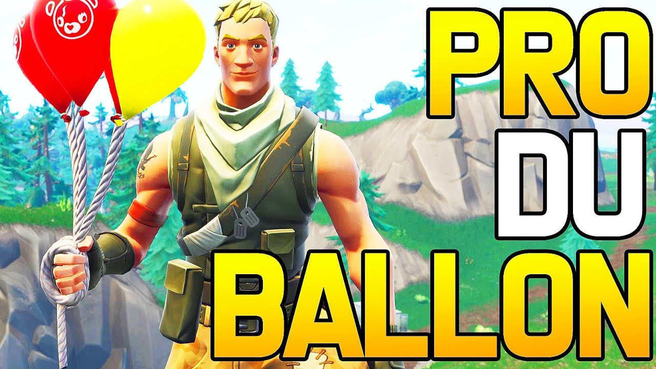 COMMENT DEVENIR UN PRO AVEC LE BALLON SUR FORTNITE BATTLE ROYALE !