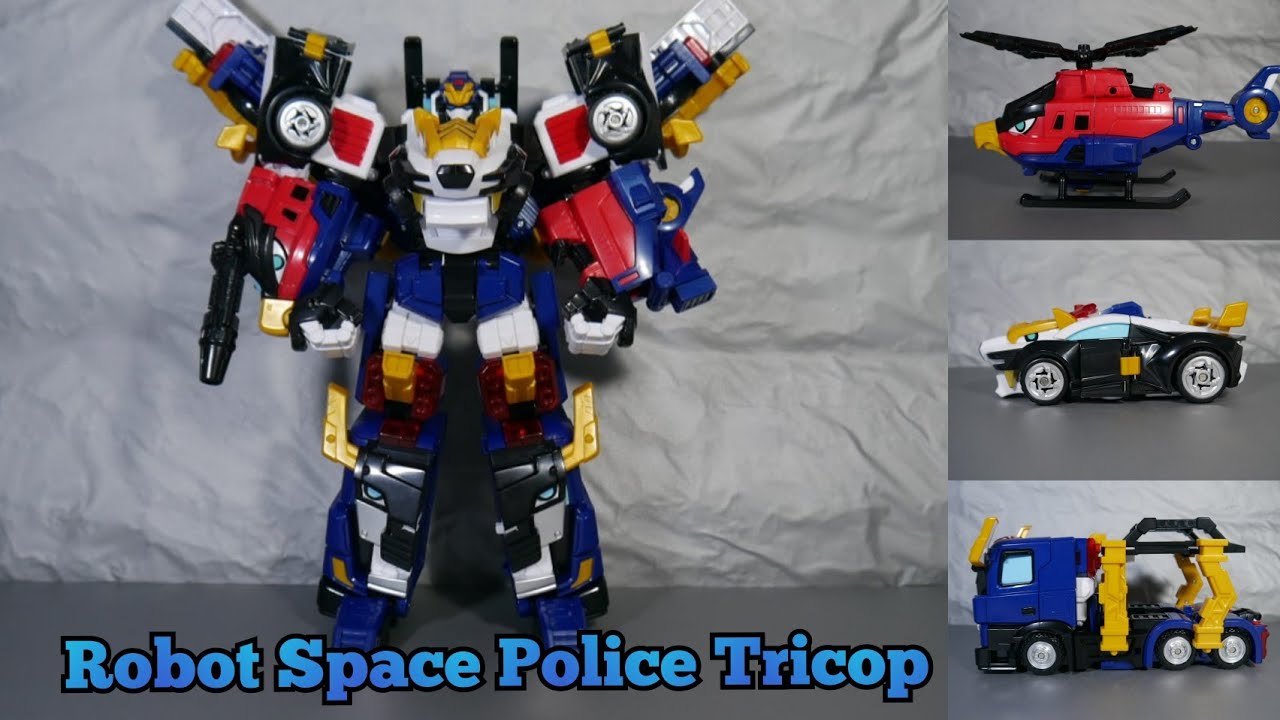 Robot Si&ecirc;u Khổng Lồ Cảnh S&aacute;t Vũ Trụ TriCop MINIFORCE 309003 - Robot Space Police TriCop | ToyKVT