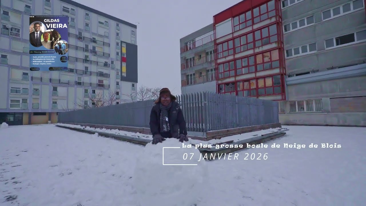 BLOIS DANS LA NEIGE  07 JANVIER 2025