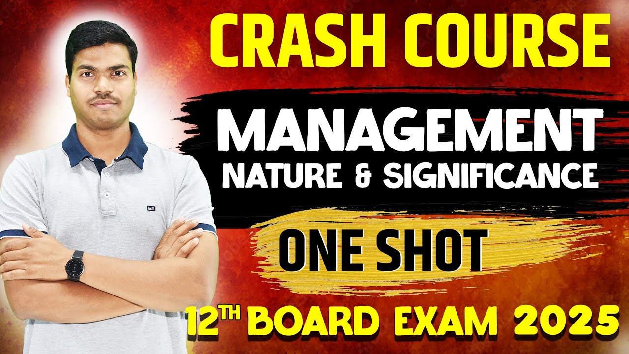 Nature & Significance of Management. ONE SHOT | All Keywords & NCERT | Class 12 B.st Board exam 2025