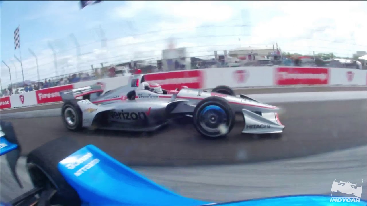 Felix Rosenqvist makes stunning INDYCAR debut at St. Pete // Awesome pass on Will Power
