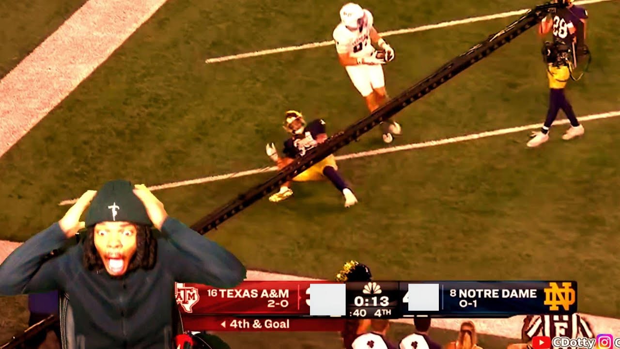 CRAZY 4th QTR MAGIC!!! Texas A&M vs Notre Dame College Football Highlights (reaction)