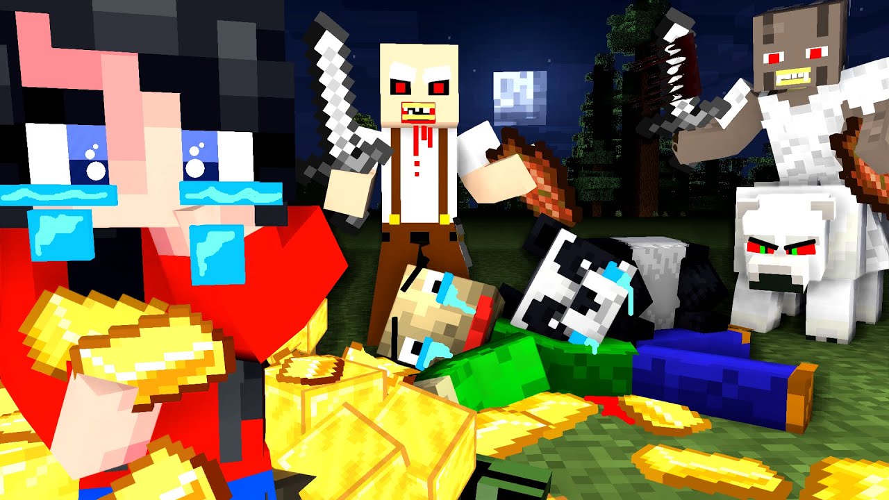 Baldi Family vs Granny Family POOR VS RICH #3 (Minecraft Animation)