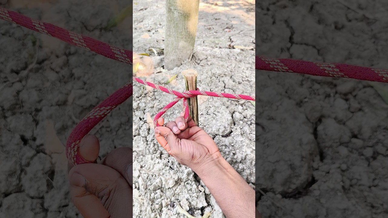 One of the best rope knots for outdoor use!!