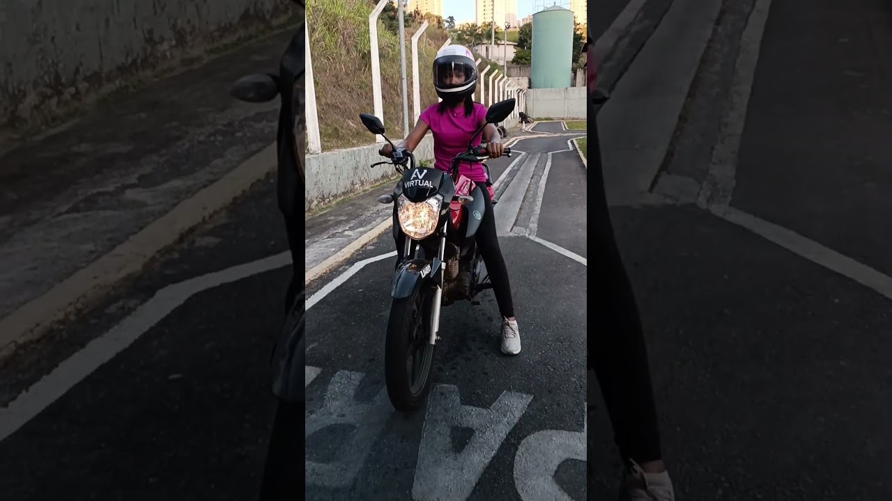 ✅ Nunca pilotou uma moto✅ Tem medo de reprovar no Detran✅ Quer aprender