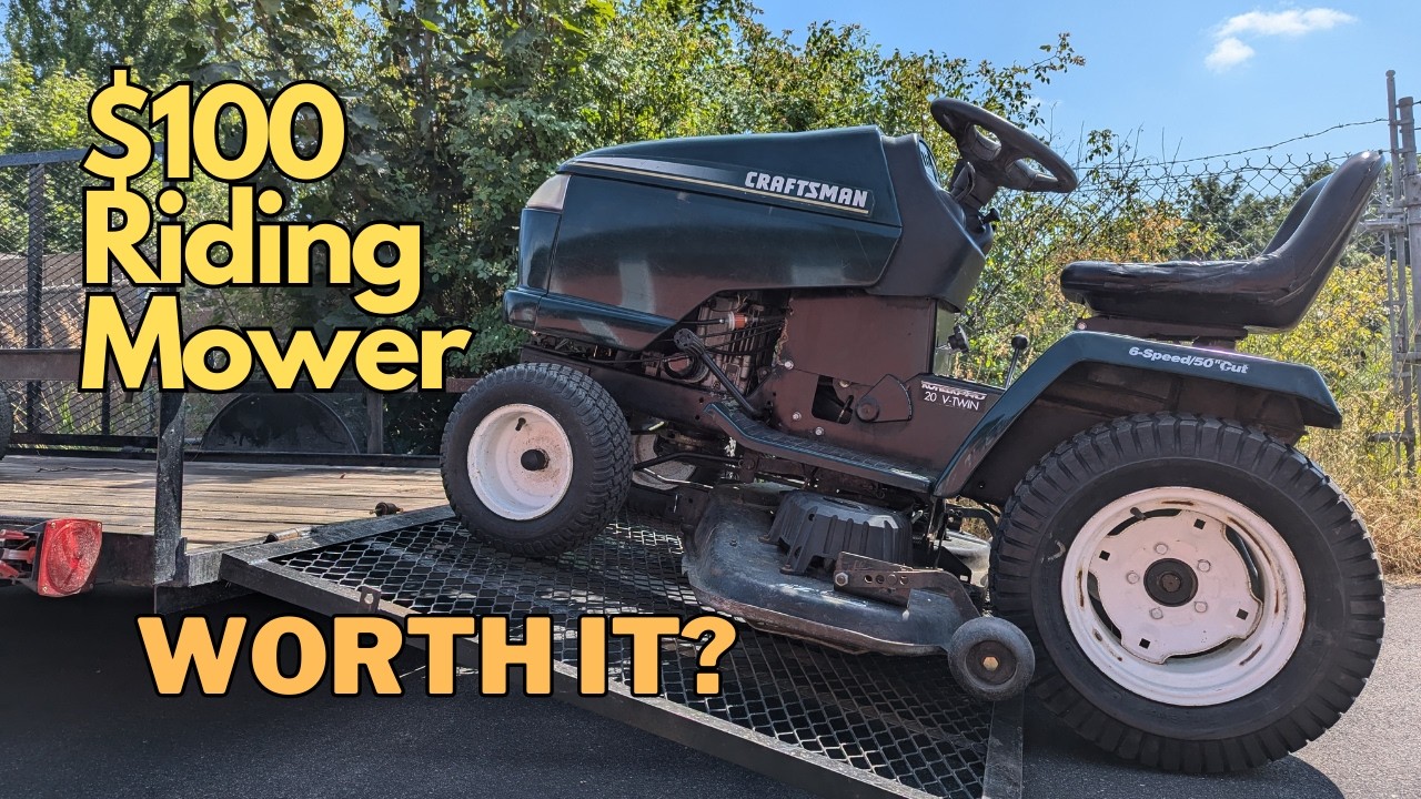This $100 Craftsman Riding Mower is BACK from THE DEAD!