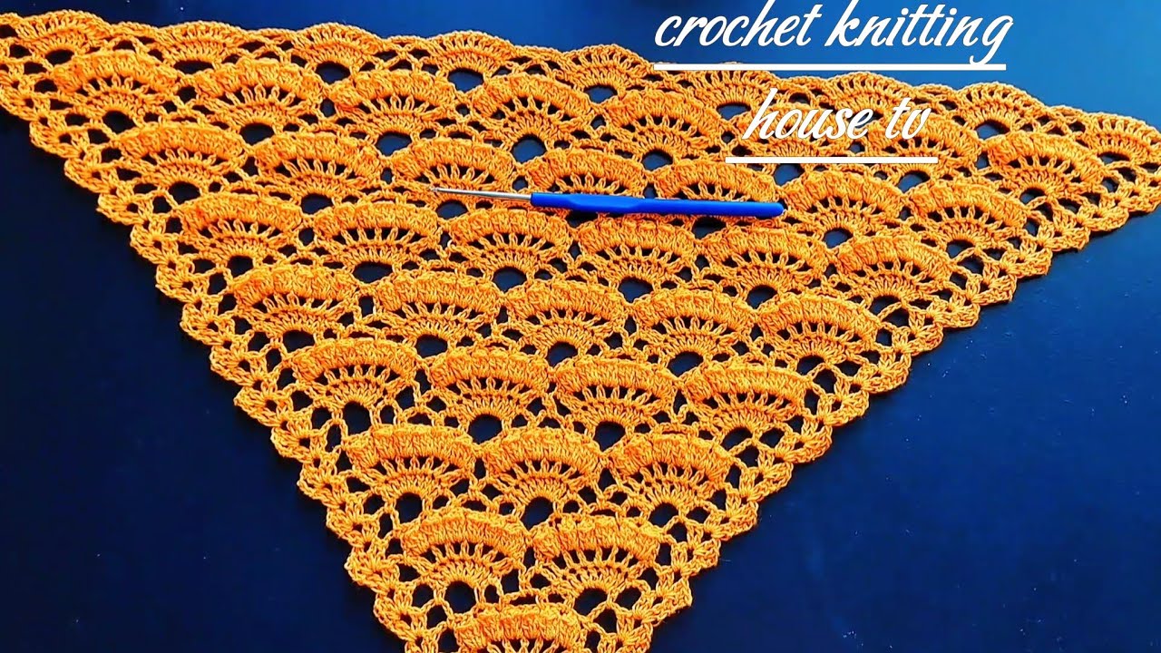 Wow❗️Joli & rapide crochet châle triangle élégant pour femmes/châle au crochet/shawl 