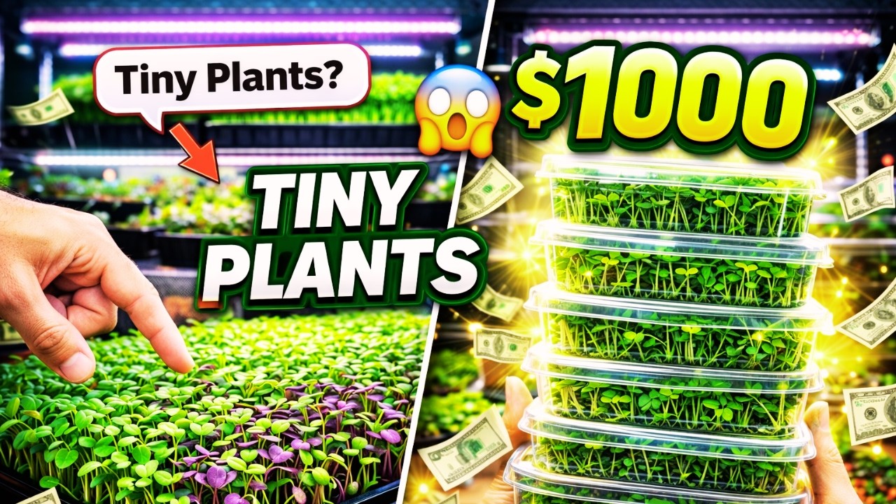 Microgreen Business at Home and Make $1,000 a Month