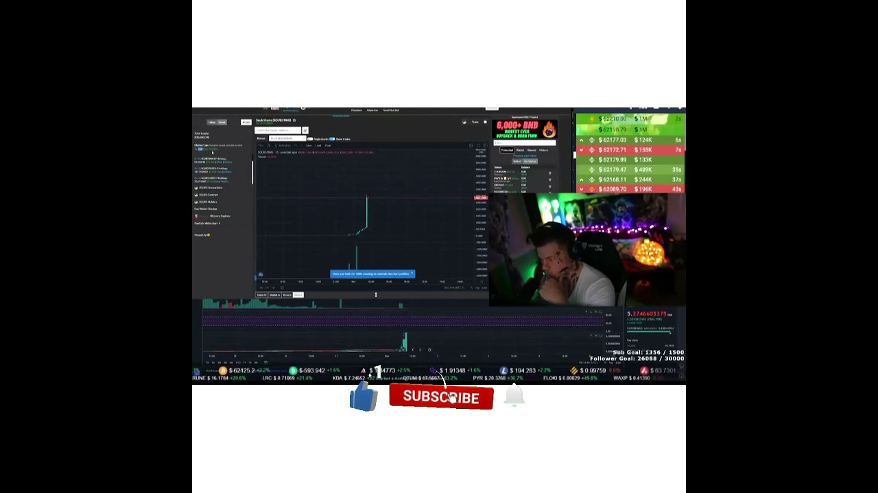 The moment the squid game token becomes zero