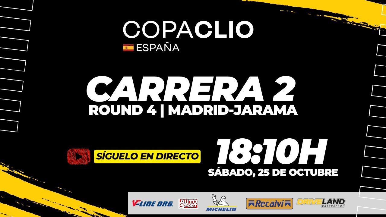 🔴  CARRERA 2 - Copa Clio España 2025 MADRID-JARAMA