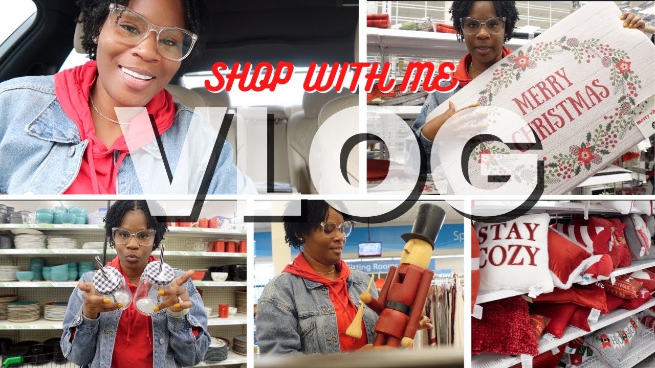 CHRISTMAS DECOR SHOPPING | HOT COCOA BAR | DOLLAR TREE, TARGET & ROSS | FT. DOSSIER