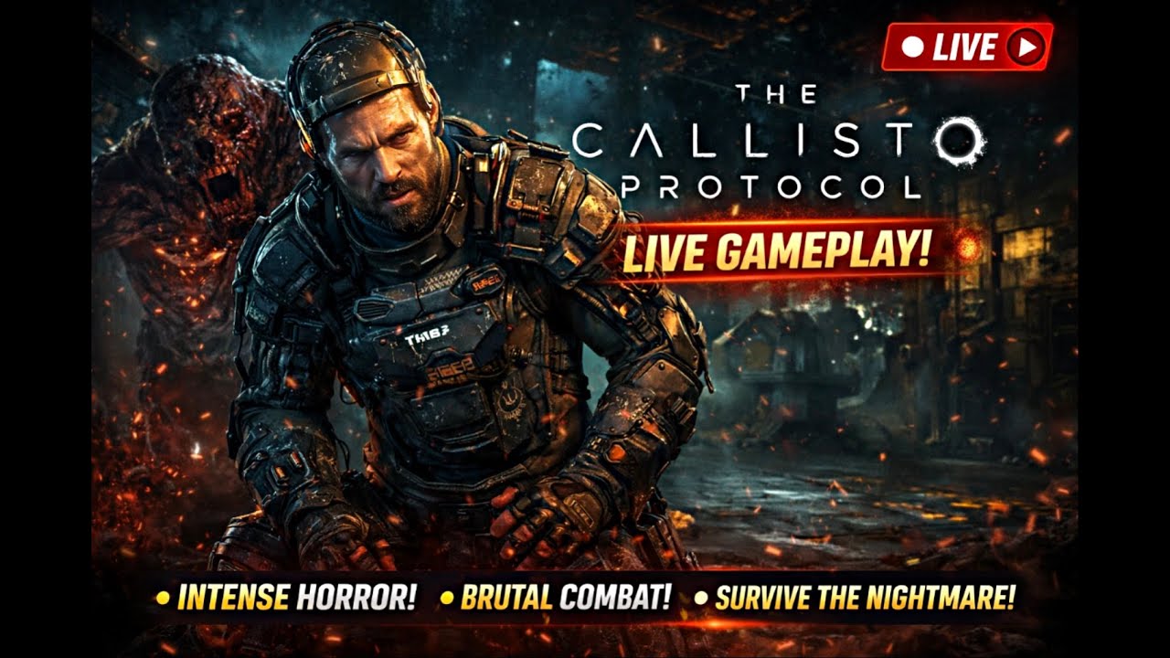 trapped like a hostage in space prision...../ the callisto protocol live