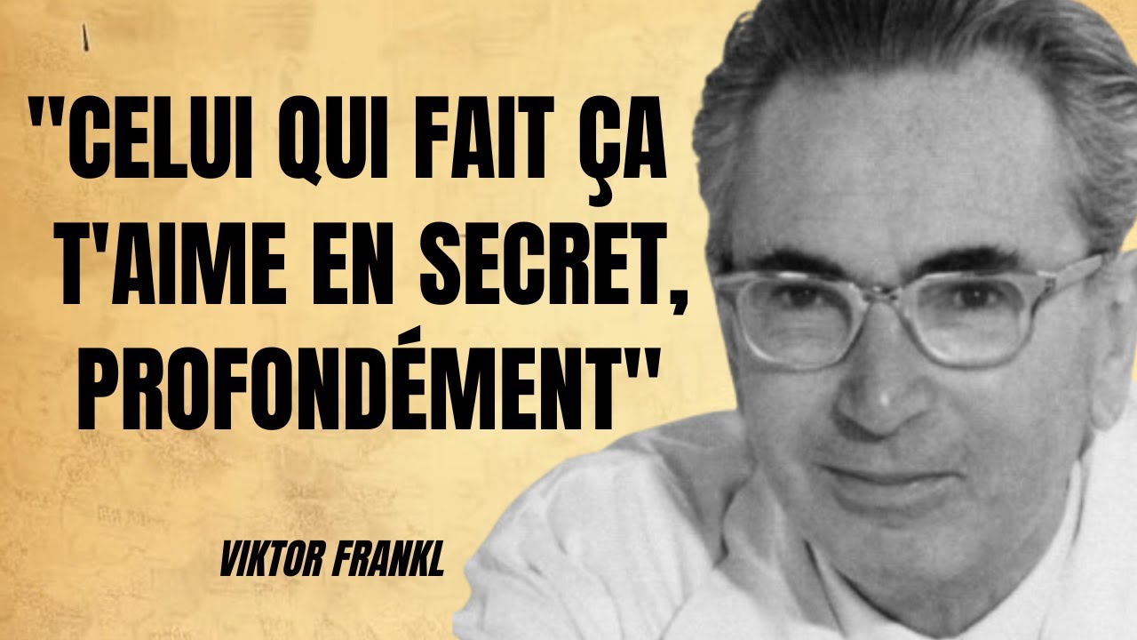 Comment Reconnaître l'Amour Qui Ne Se Déclare Pas (Viktor Frankl l’avait comprise 💔)