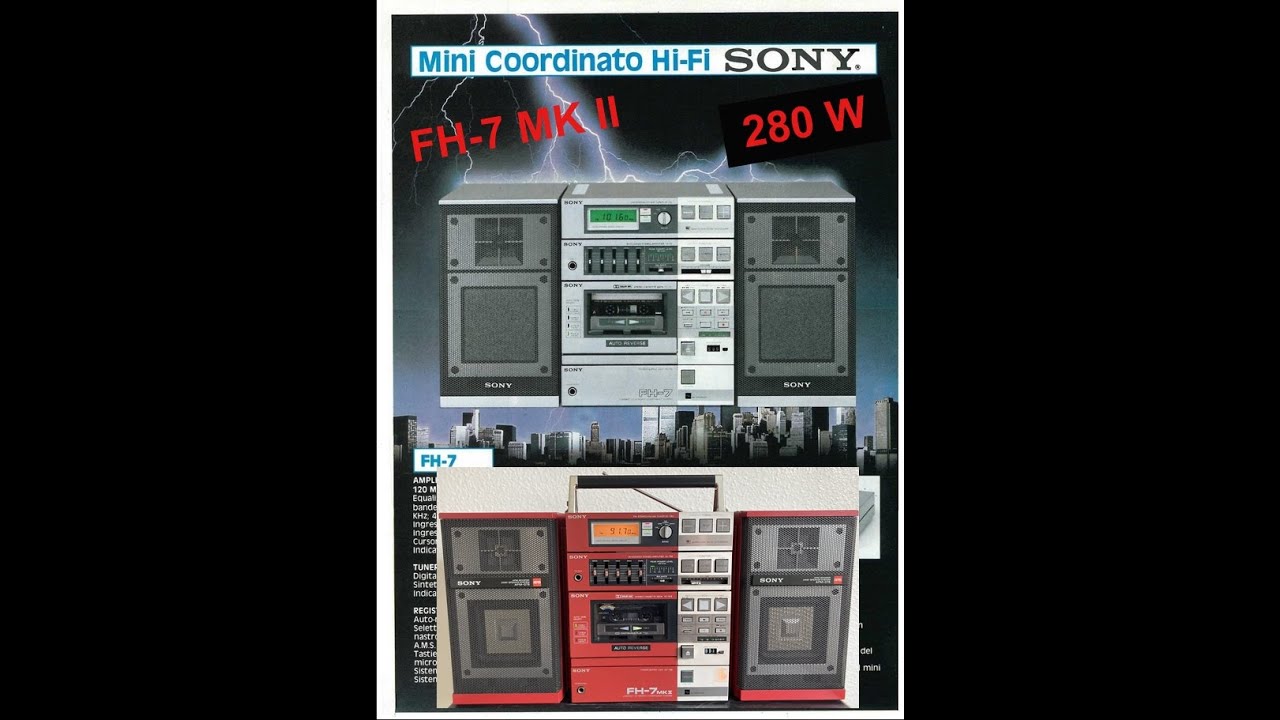 SONY FH-7 MK II / EYE OF THE TIGER / 80'S ICONS