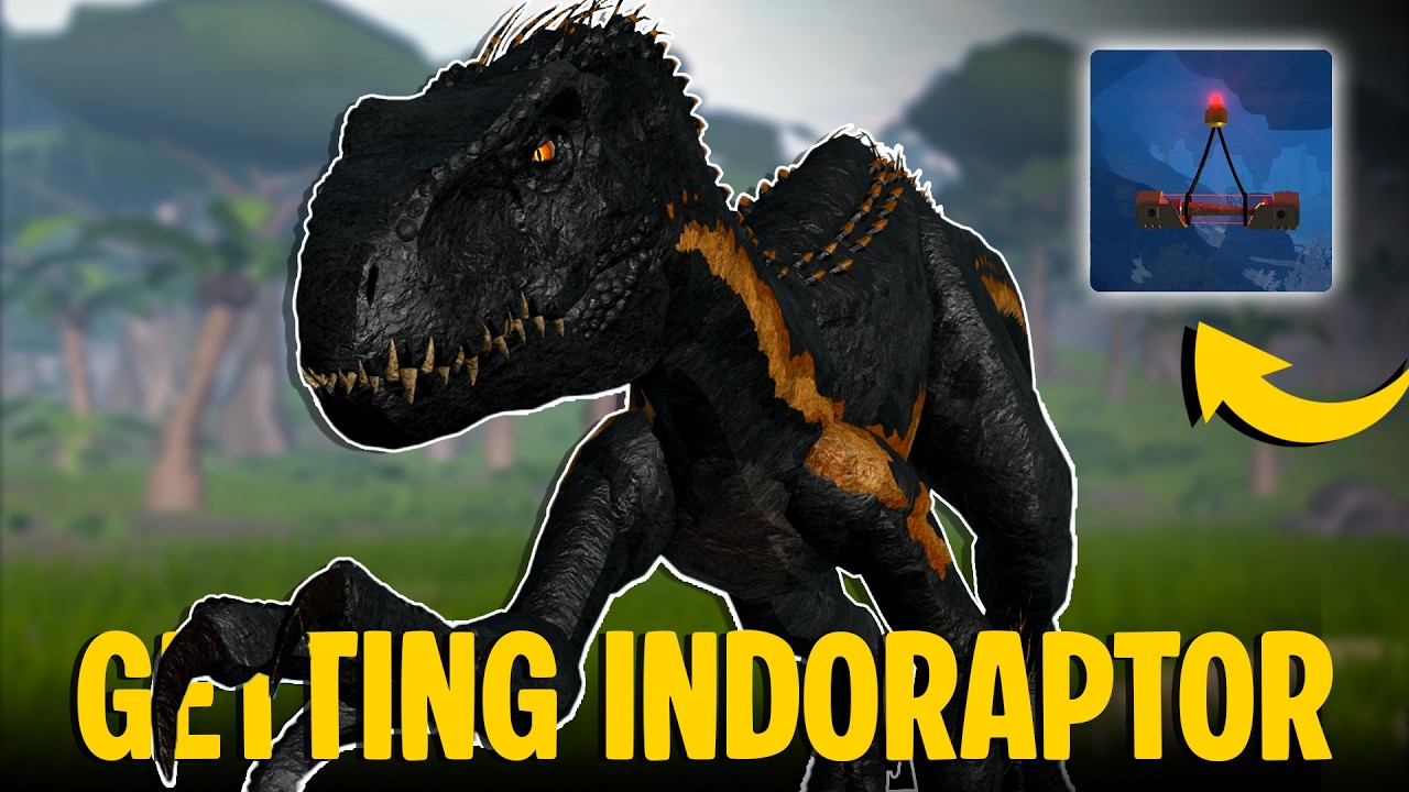 Dinosaur Simulator: GETTING NEW INDORAPTOR