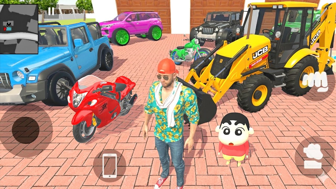 Police Ne JCB Chura Li Meri Aaj 💥😡 Shinchan Ko Bhi Arrest Krliya 💥 Indian Theft Auto Simulator Game🎮