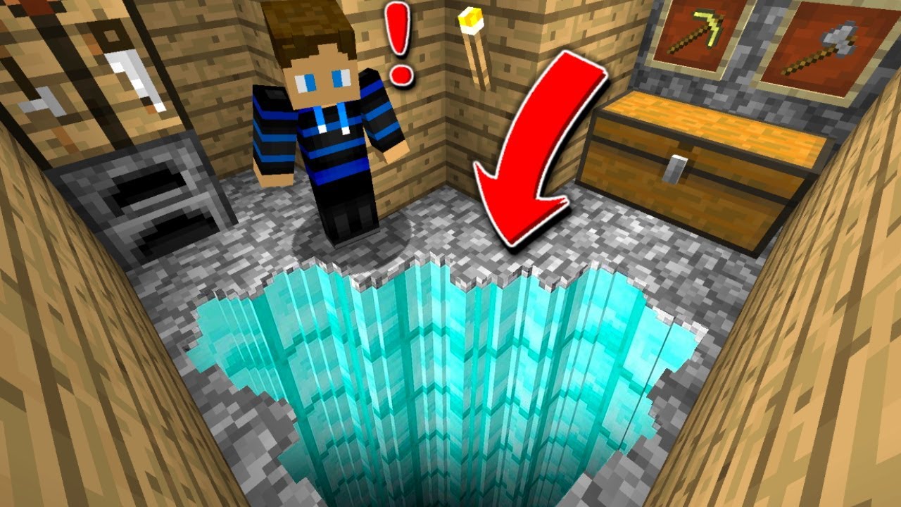 Jeg Finder Et Hemmeligt DIAMANT HUL I Minecraft!