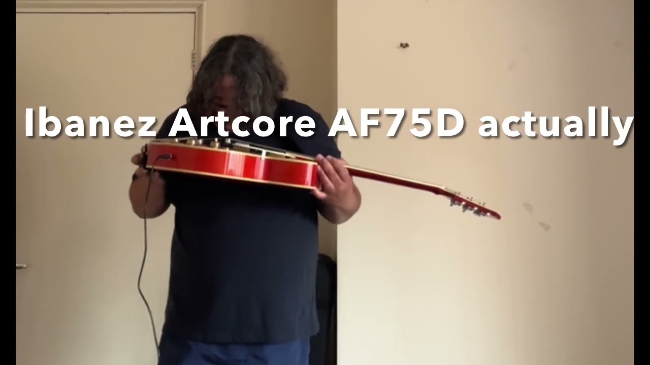 Ibanez Artcore AF75D Hollow Body Guitar (Like and Subscribe)