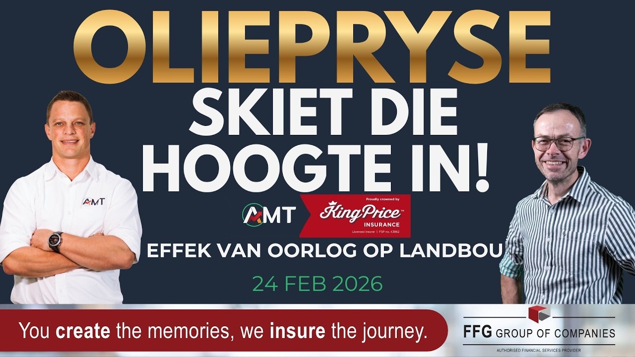 ⛽ Oliepryse skiet die hoogte in! | Ekonomiese Oorsig – 4 Mrt 2026