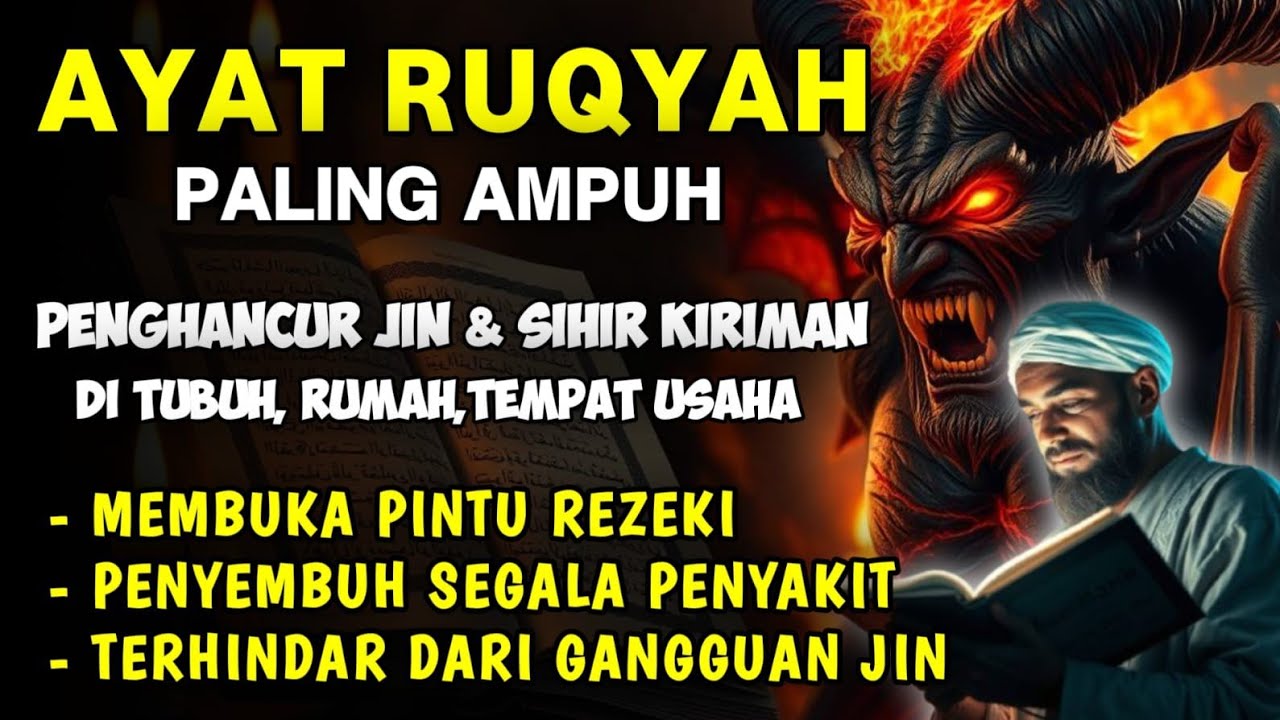 RUQYAH RUMAH PENGUSIR JIN, SETAN & SIHIR DI RUMAH & TUBUH, PENENANG HATI DAN FIKIRAN| BY ALAA AQEL