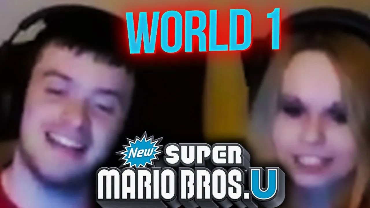 Domtendo und Juli New Super Mario Bros. U Cringe Together (World 1)