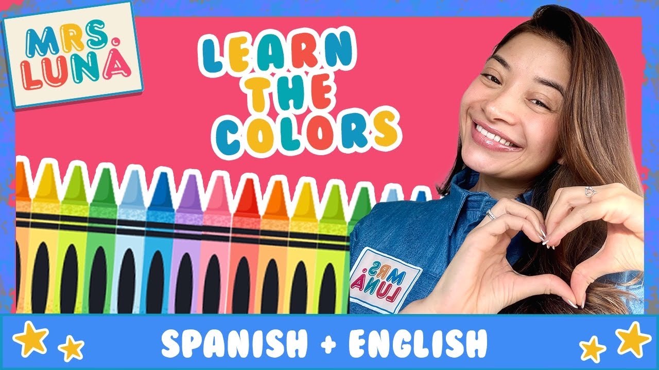 Learn The Colors | Aprende Los Colores |Baby's and Toddler Learning and Singing with Mrs. Luna 🌙