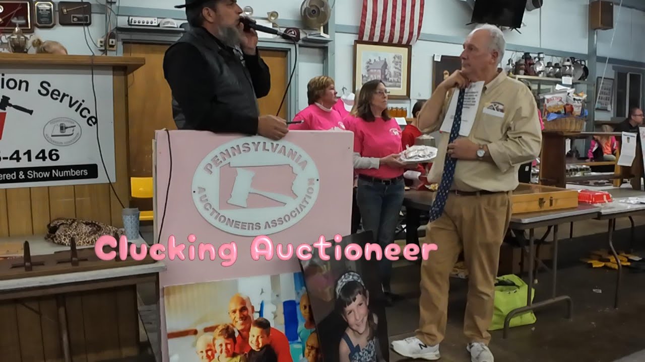 The Clucking Auctioneer at St Jude Benefit Auction