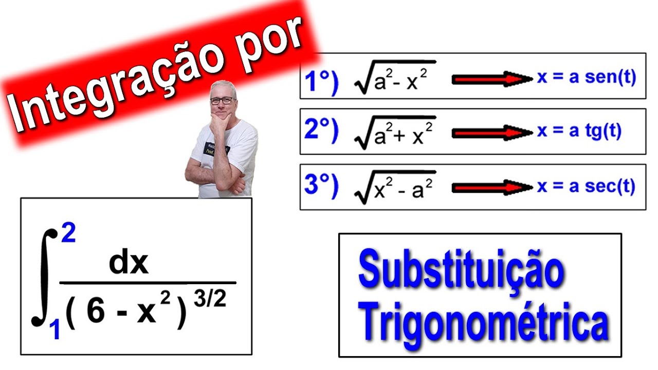 GRINGS ✌️ INTEGRAÇÃO POR SUBSTITUIÇÃO TRIGONOMÉTRICA @omatematico.com