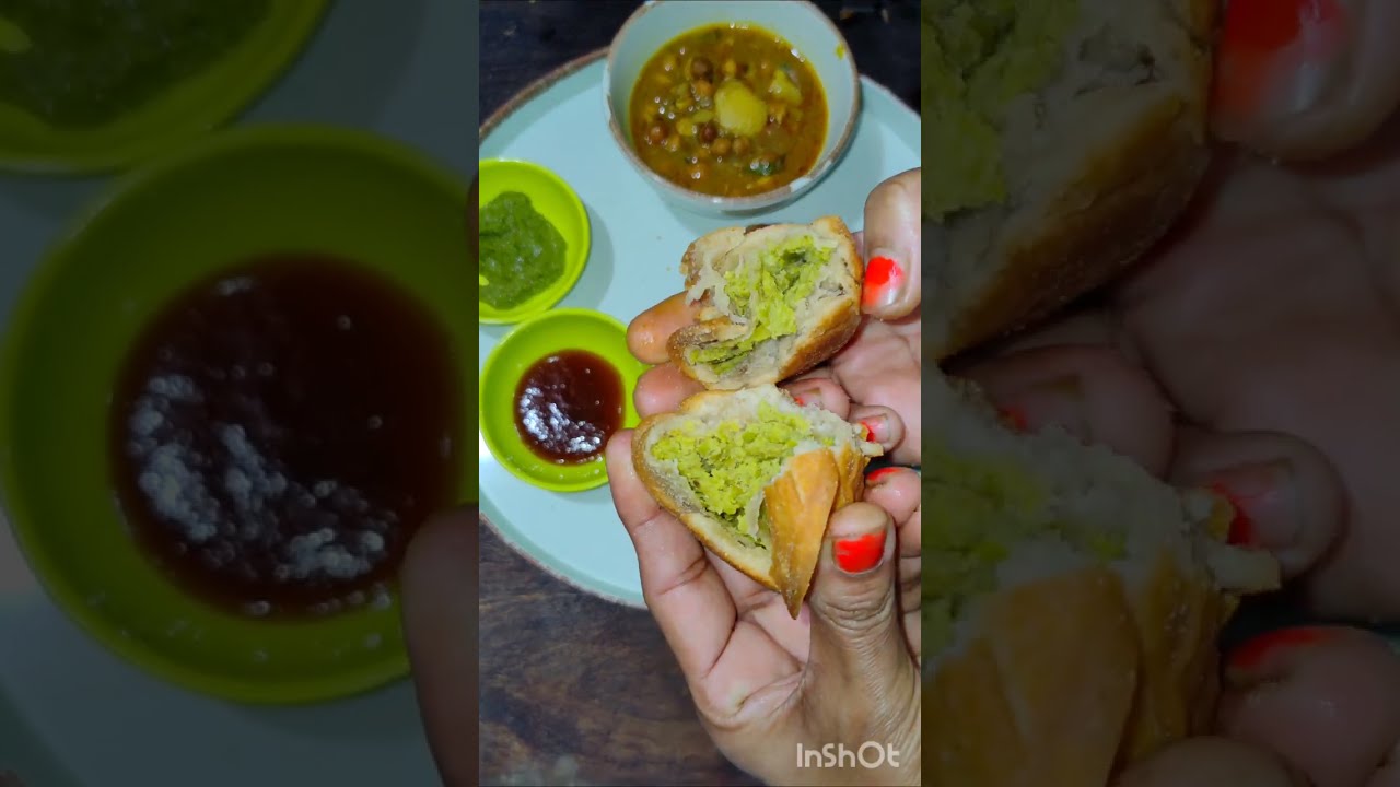 Matar se banke tayyar hua aisa shandar naashta #homemadefood #deliciousfood #vegetarianfood 