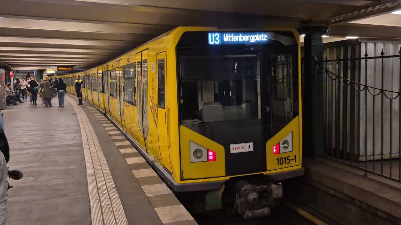 U-Bahn Berlin | Mitfahrt in der U3 von Krumme Lanke bis Wittenbergplatz im HK06 1015-3