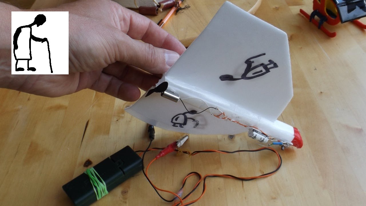 New motor for my styrofoam plate jet glider