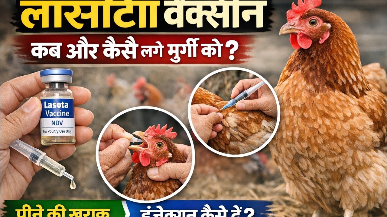 How to use Lasota vaccine day 7th of 100 chicks | लासोटा वॅक्सिन कब दे| Lasota vaccine💉
