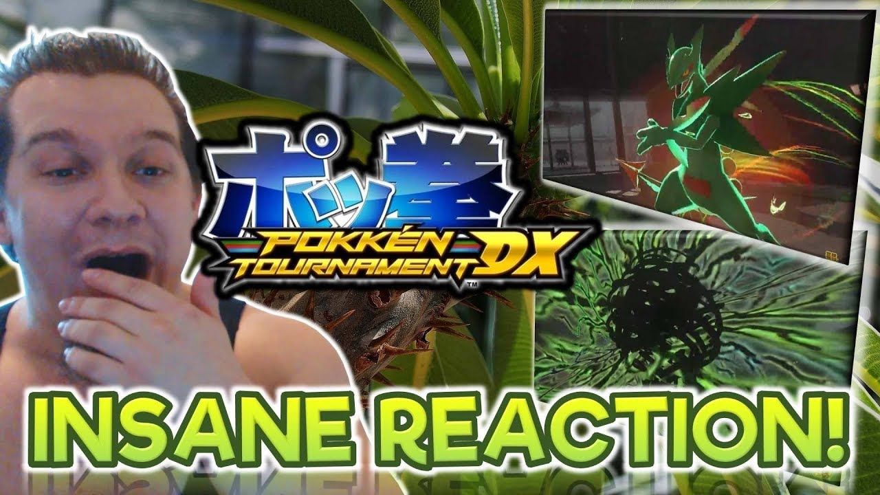 INSANE REACTION!! Pokken Tournament DX Trailer - Sceptile In Action!!