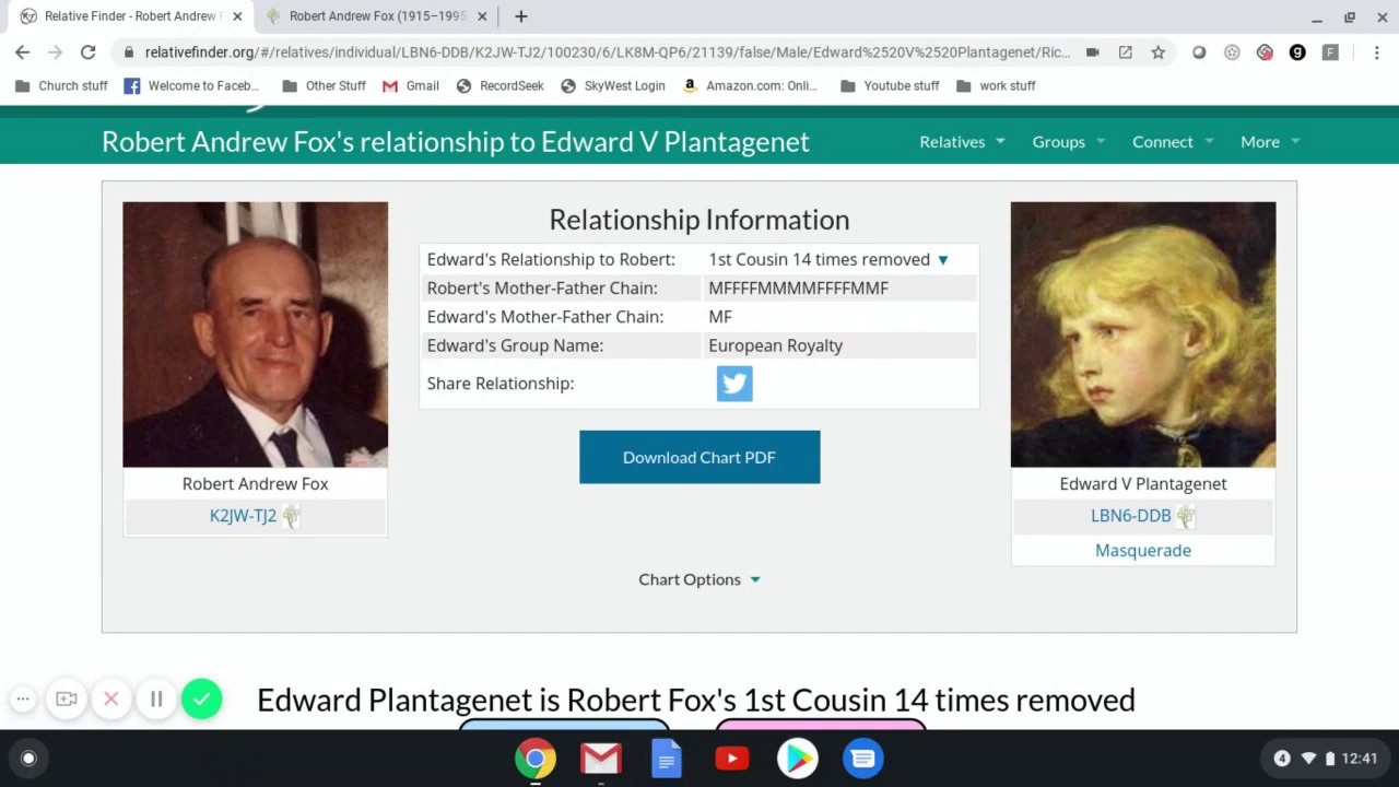 Relative Finder   Exploring Relatives Relations to Famous People
