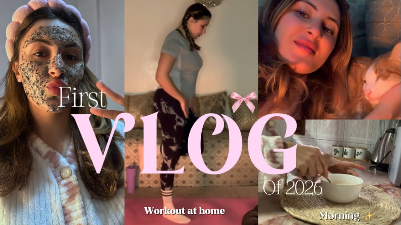 FIRST VLOG OF 2026 ✨اول فلوق في السنه🤍🌸