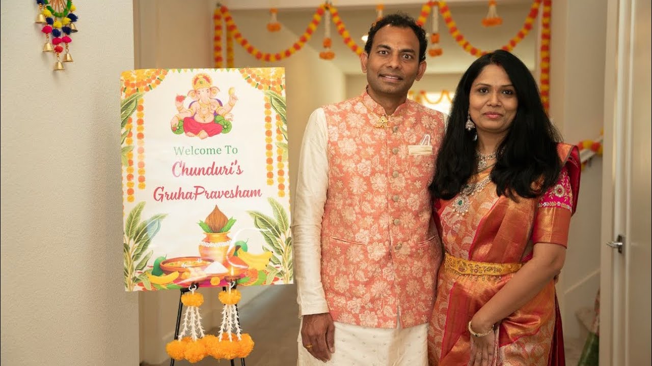House Warming of Pandu & Reshma at Tracy hills , Bay Area , California , USA | Best cinematic video