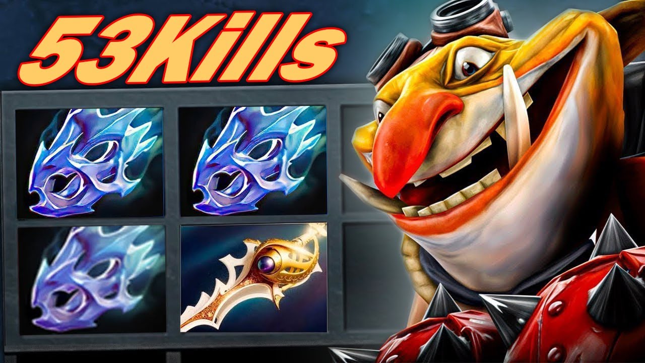 OMG x3 Moonshard + Divine Rapier 53Kills Techies Insane Burst Hit Like a Truck