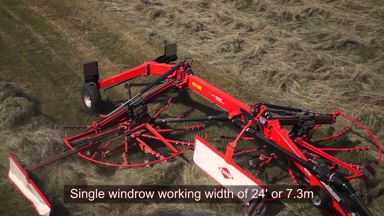 Kuhn GA 8030 Rotary Rakes - Features and Benefits
