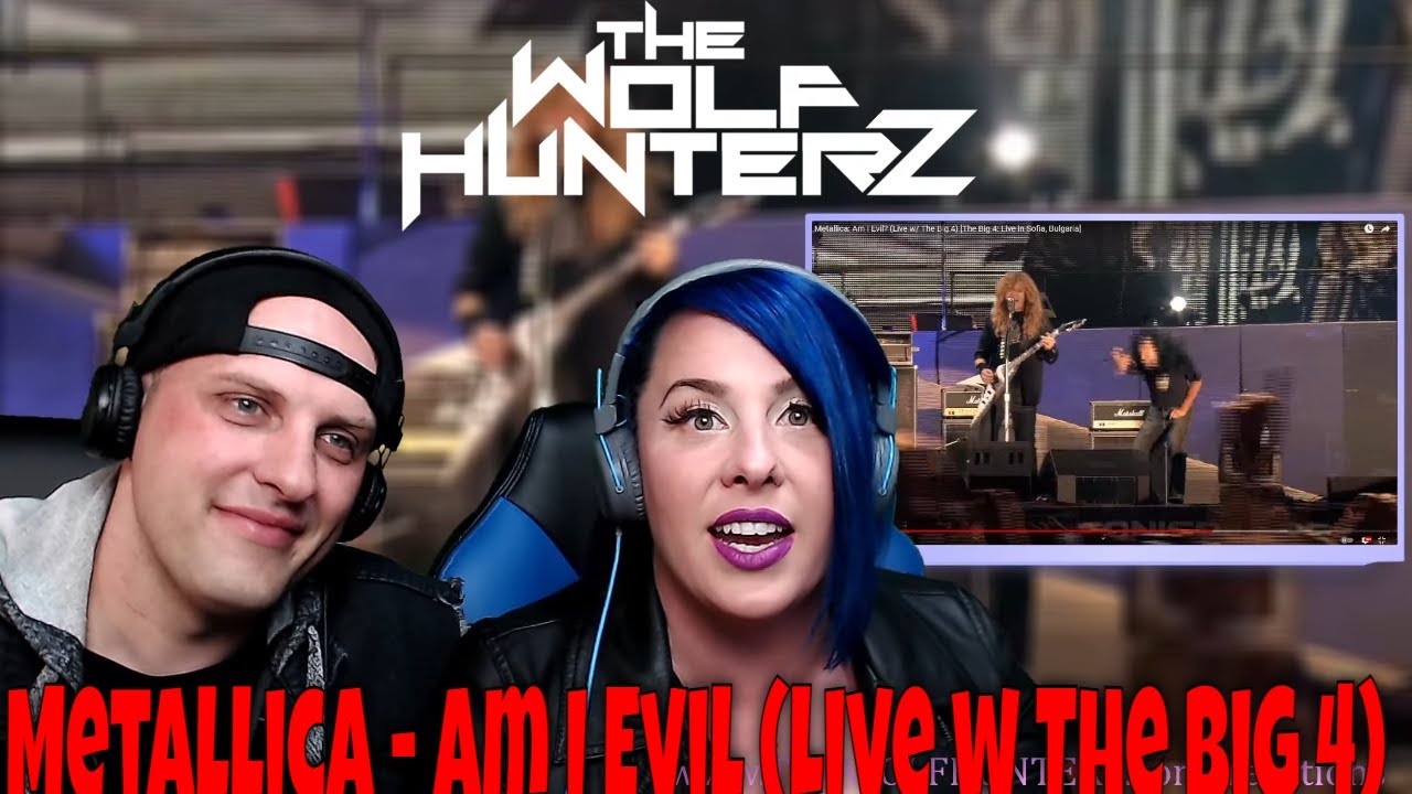Metallica - Am I Evil (концерт с The Big 4) [концерт в Болгарии] Реакции THE WOLF HUNTERZ