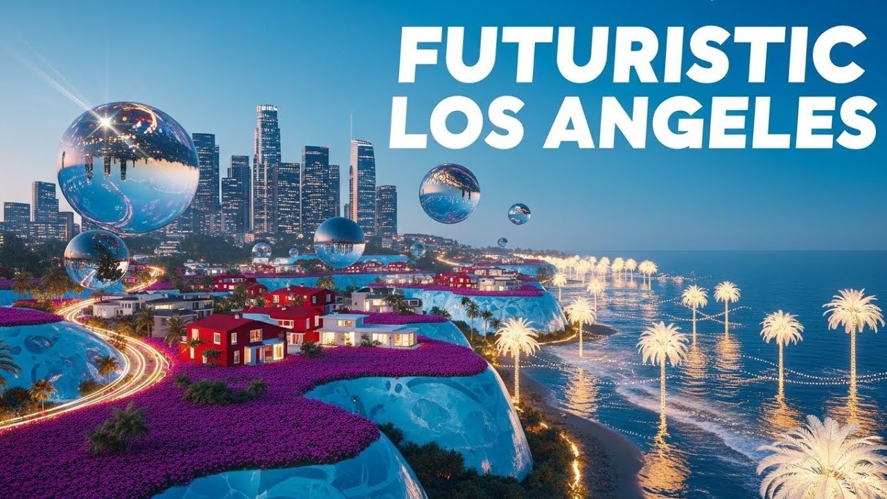 Los Angeles Reimagined 2100 | Futuristic Eco Metropolis in 8K Cinematic | AI Future City