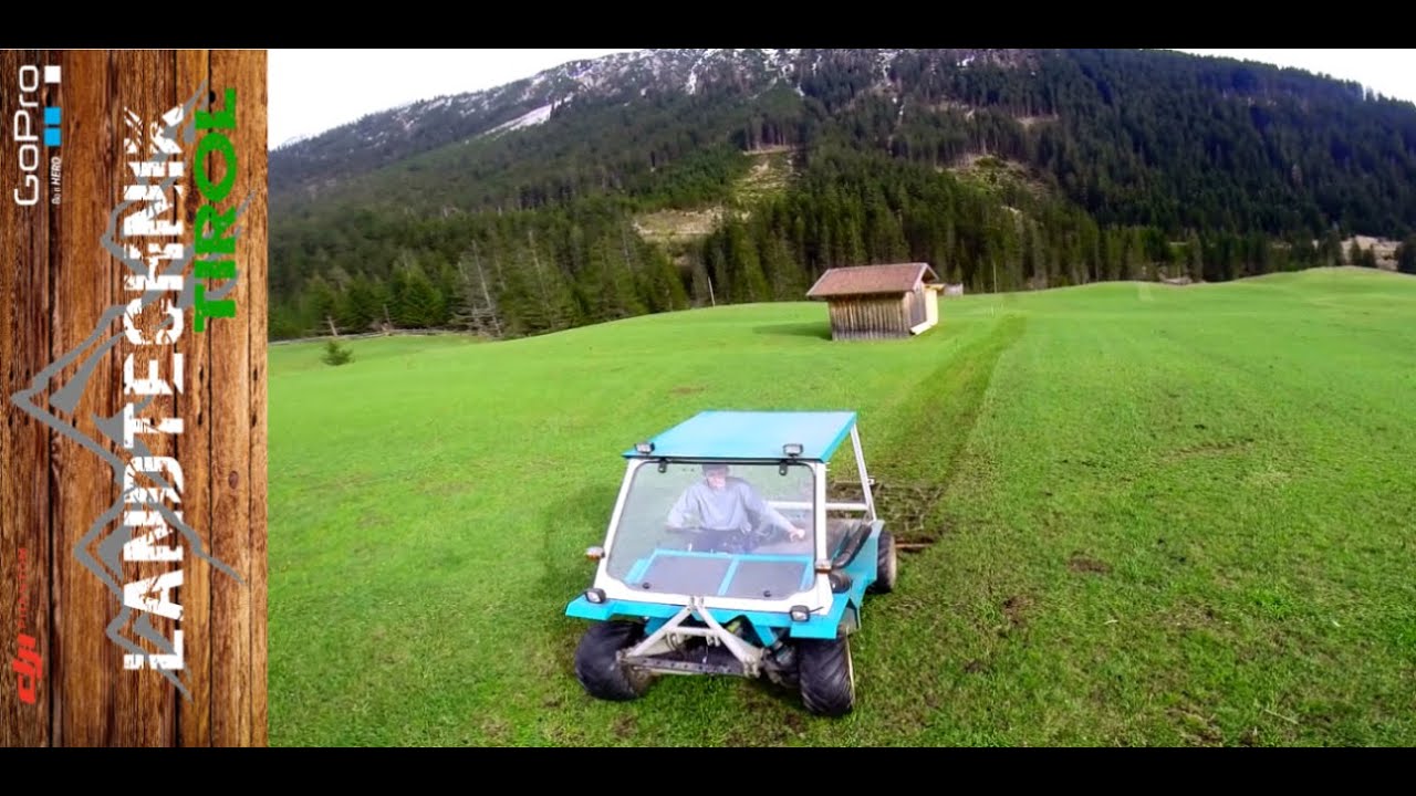 Gopro/ DJI Phantom ► Wiesenschleppen mit Rasant Metrac