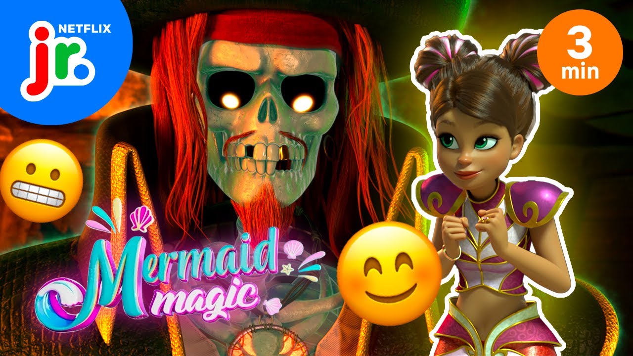 3 minuti di SIRENE e PIRATI 🧜‍♀️🏴‍☠️ Mermaid Magic | Netflix Junior Italia