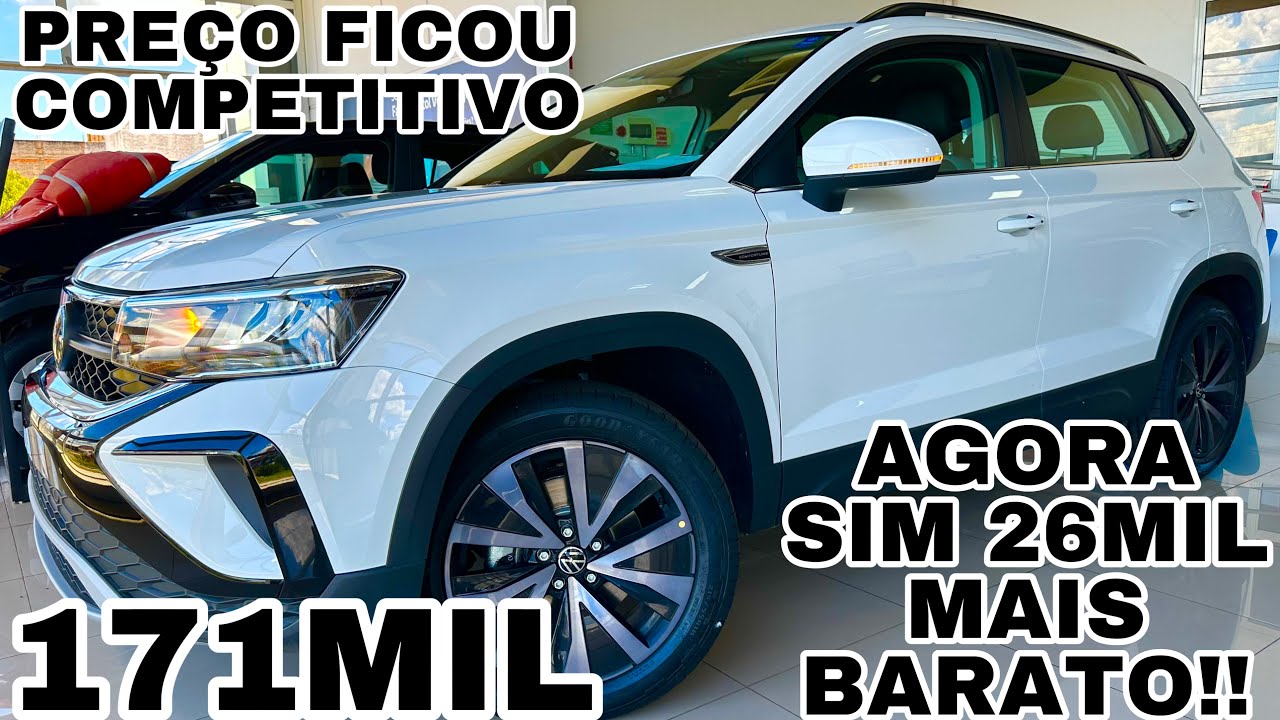 NOVO VW TAOS 2024 CONFORTLINE 1.4 TURBO EM DETALHES | AGORA FICOU COM PREÇO DE TCROSS E CRETA!!