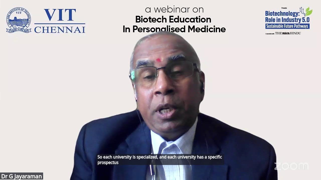 VIT, Chennai & The Hindu Present 'Biotech Education on Personalised Medicine'