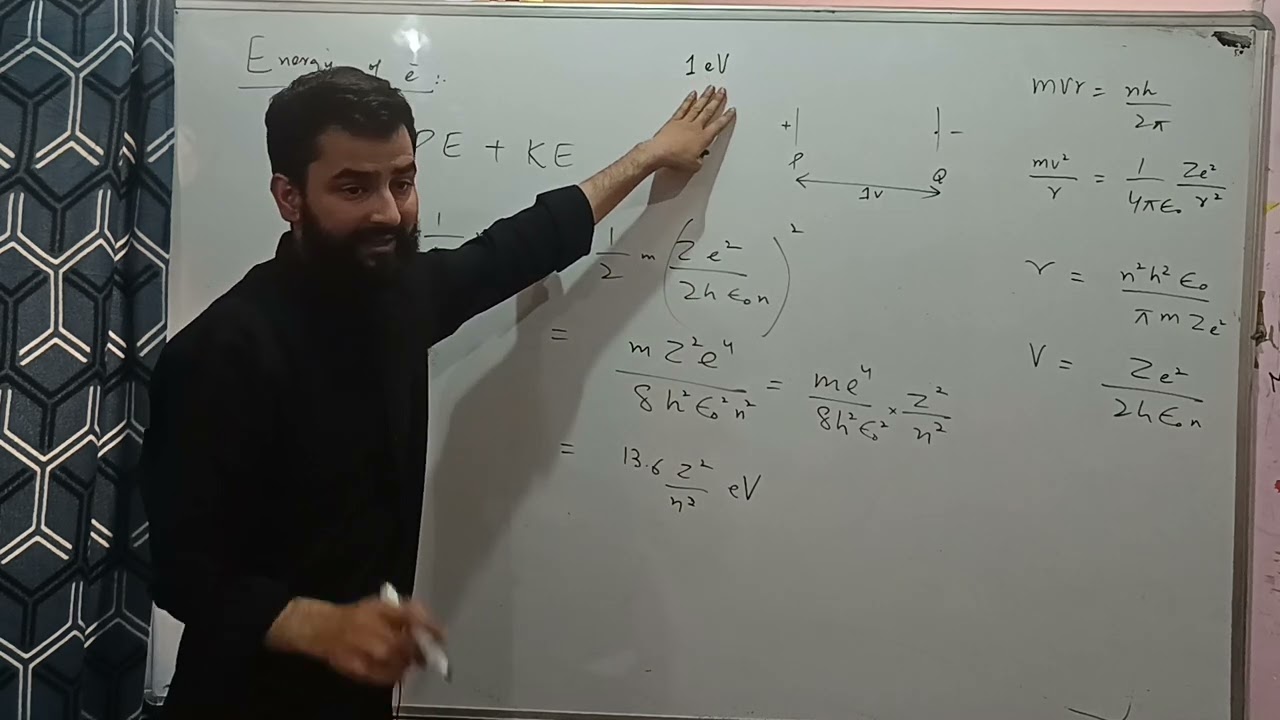 L 11 | C 2 | Velocity & Energy of electrons in nth orbit | Bohr's Model | Atomic Structure | XI std