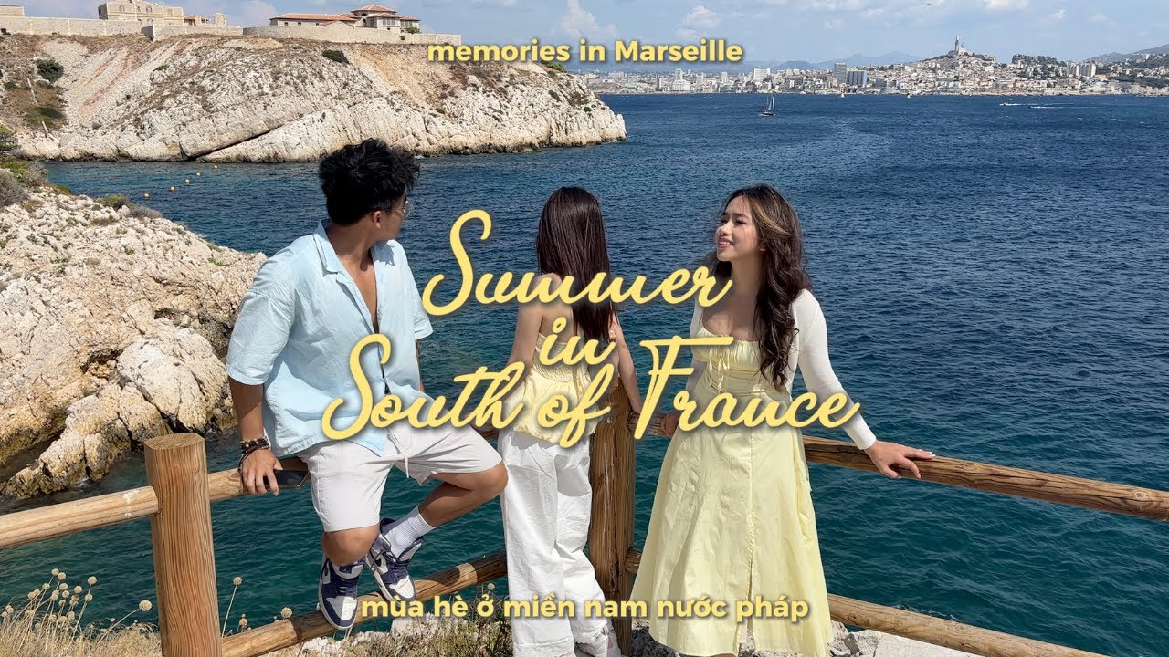 [du học pháp] Marseille vlog - mùa hè ở miền nam nước pháp | Nguyễn Phương Nga