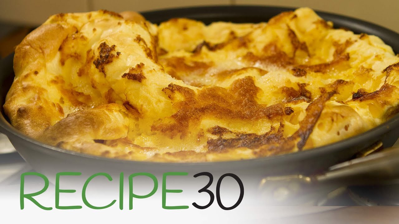 APPLE DUTCH BABY PANCAKE rises before your eyes!