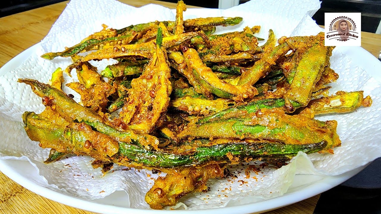 OKRA GORENG TEPUNG, KRISPI BANGET. SEMINGGU BISA TIGA KALI MASAK INI.