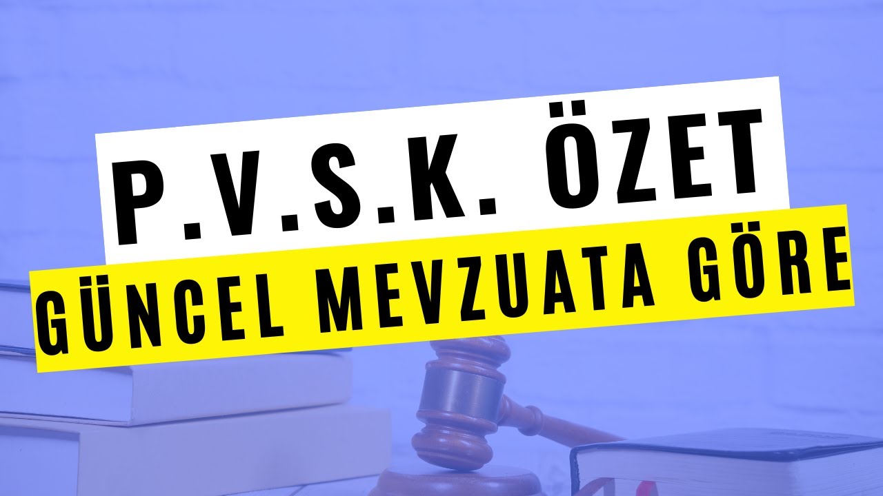 3 | Polis Mevzuatı (2559 Sayılı PVSK Baştan Sona Önemli Yerler, Konu Özeti)