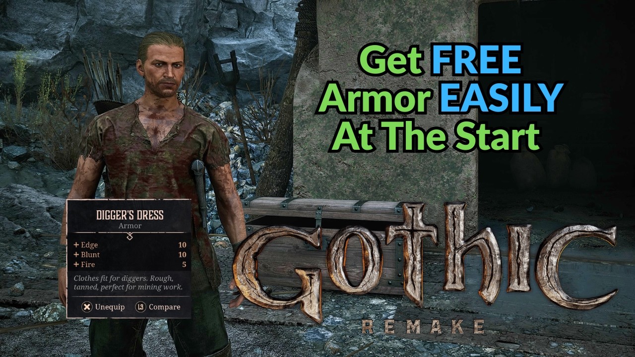 Прекратите бороться! | Получите эту БЕСПЛАТНУЮ броню раньше всех | Gothic 1 Remake
